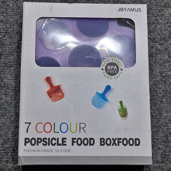 Other - Brand New Silicone BPA Free Ice Pop Mold 7 Colour by JBYAMUS